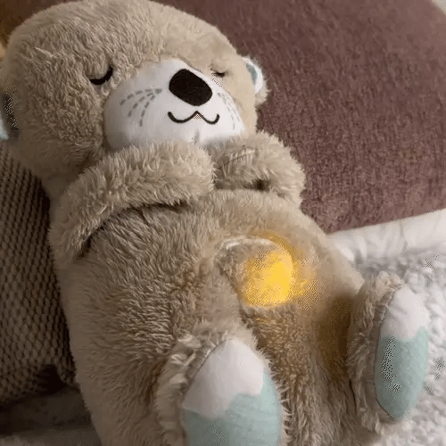 PACK: Peluche Antiestrés + Lámpara ambiente – Paz, Luz y Respiración para Dormir Mejor