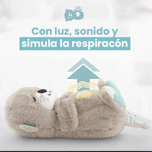 PACK: Peluche Antiestrés + Lámpara ambiente – Paz, Luz y Respiración para Dormir Mejor