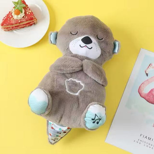 PACK: Peluche Antiestrés + Lámpara ambiente – Paz, Luz y Respiración para Dormir Mejor
